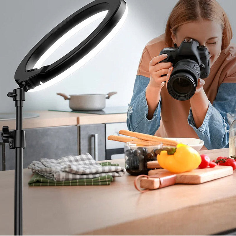 Ring Light Professionnel avec Grand Trépied et Télécommande