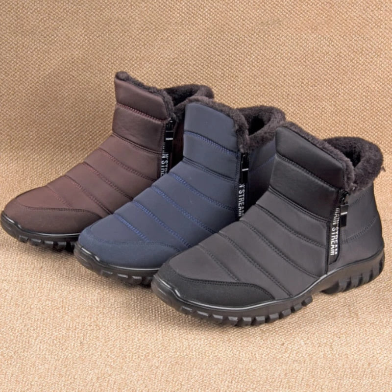 Bottes d'hiver orthopédique et imperméable pour femme