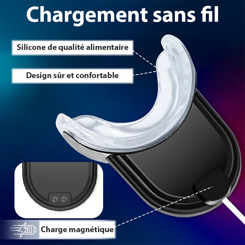 Kit de Blanchiment Dentaire Blanc avec Technologie LED