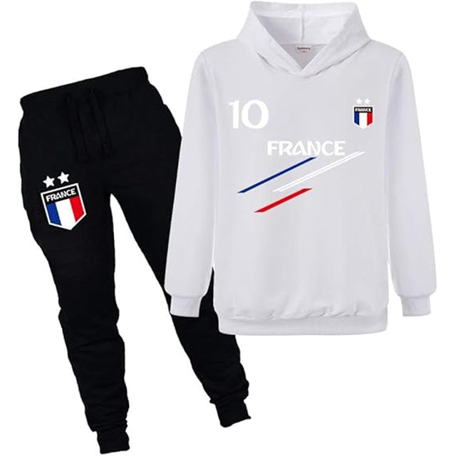 Ensemble Sweat à Capuche et Pantalon - Survêtement Sport Football France