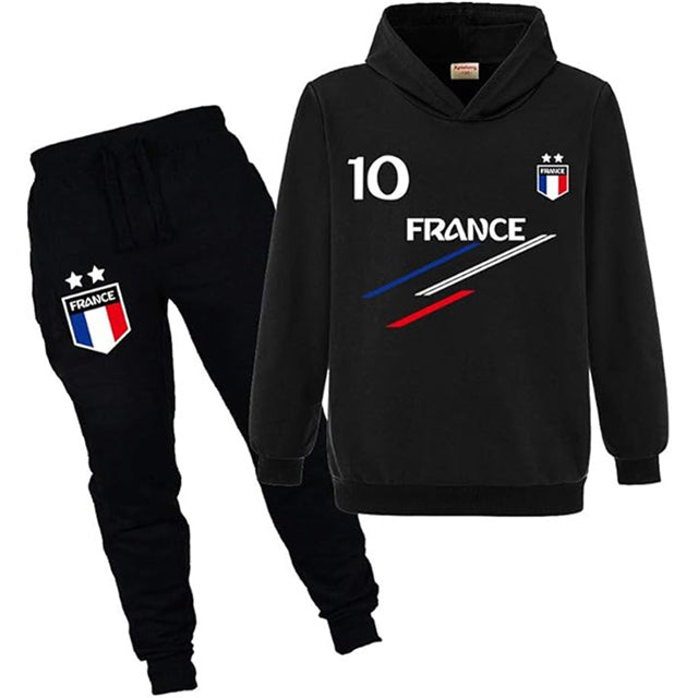 Ensemble Sweat à Capuche et Pantalon - Survêtement Sport Football France