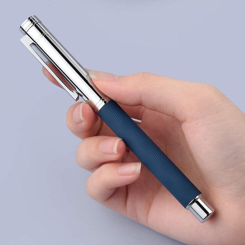 Stylo Plume à Pointe Fine en Inox