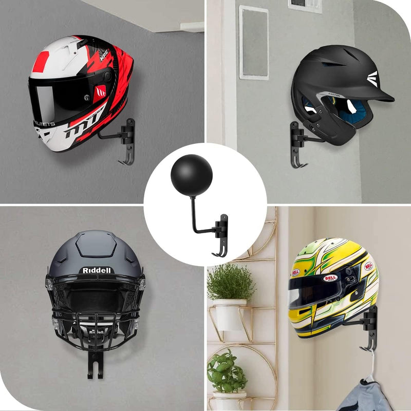 Porte Casque et Veste Moto avec Rotation 180°