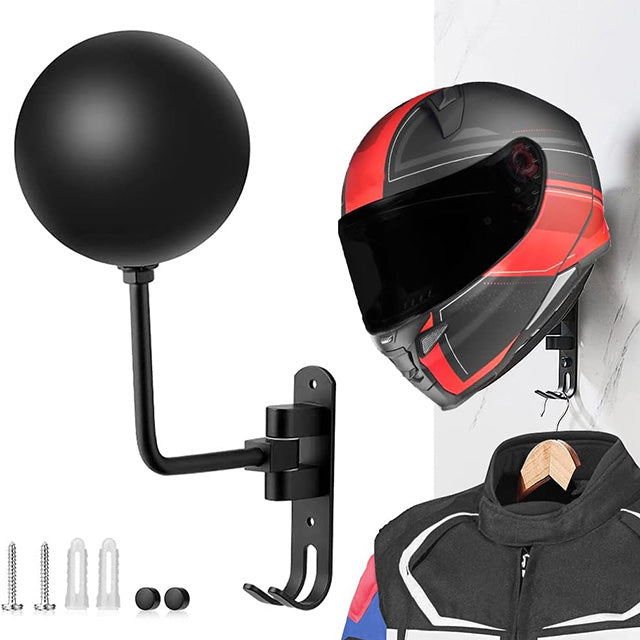 Porte Casque et Veste Moto avec Rotation 180°