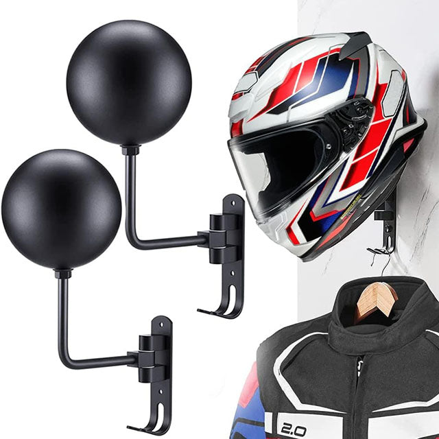 Porte Casque et Veste Moto avec Rotation 180°