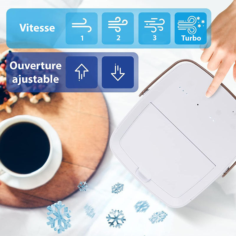 Mini Climatiseur Mobile Portable 2.0 - 3 Vitesses Ventilateur Silencieux