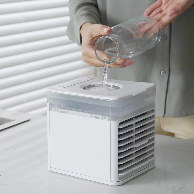 Mini Climatiseur Brumisateur Portable avec lumière LED