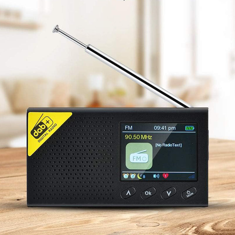 Radio Numérique Terrestre DAB+ FM Portable avec Ecran LCD