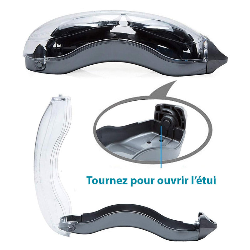 Lunettes de Piscine - Natation Anti-UV et Anti-buée avec Bouchons d'Oreille