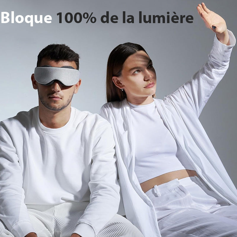 Masque de Sommeil pour les Yeux - Aucune Pression Oculaire - Coupe Ajustable