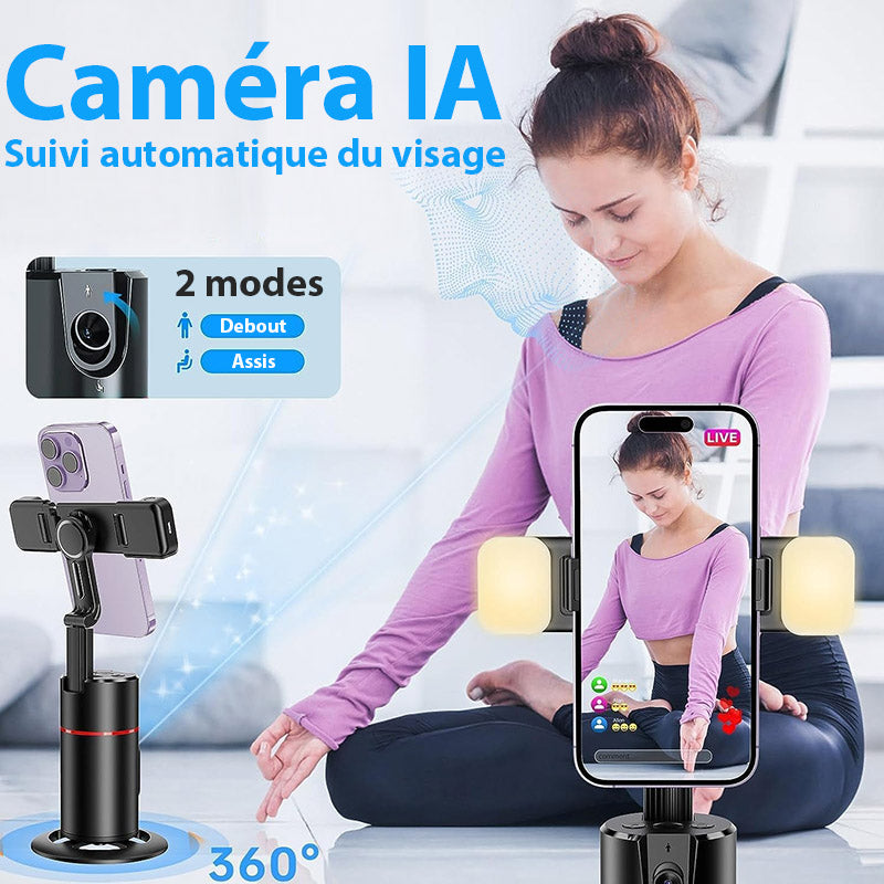 Support Téléphone Intelligent pour Selfie avec Suivi 360