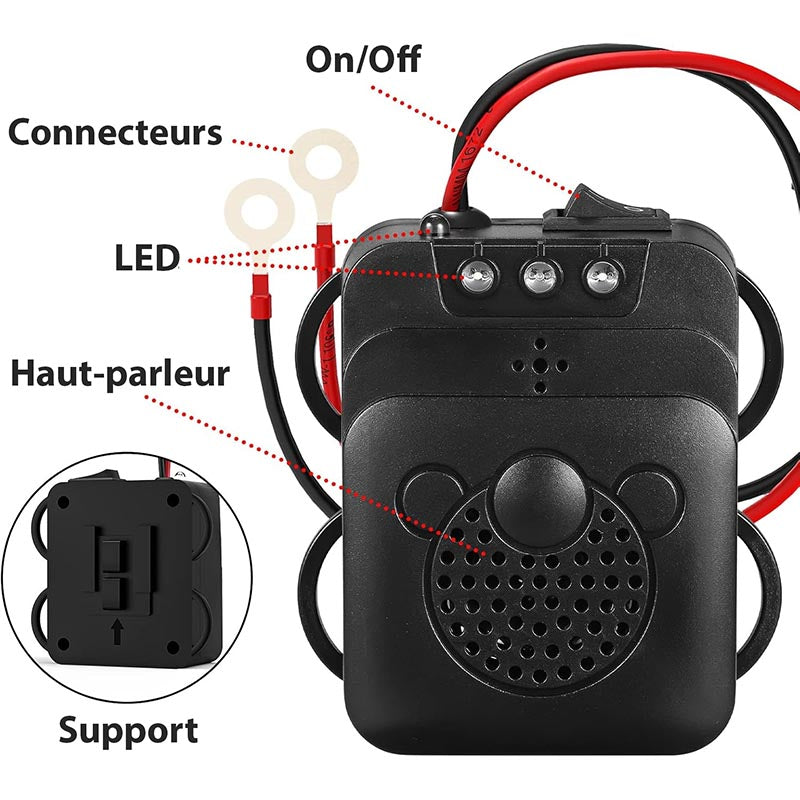 Répulsif Anti-Martres pour Voiture - Anti-Rongeur à Ultrason