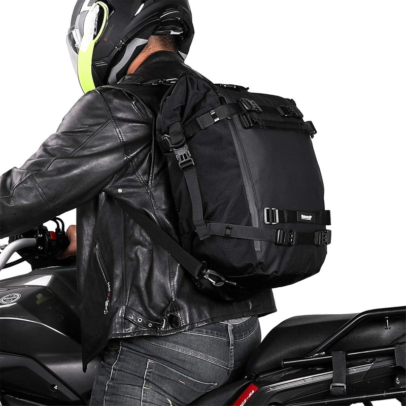 Sac pour Moto Étanche 2 en 1 - Sacoche Arriére et Sac à Dos