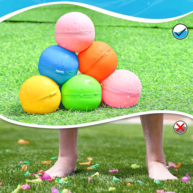 Ballons d'Eau Réutilisables - Jeux D'eau D'extérieur Pour Enfant