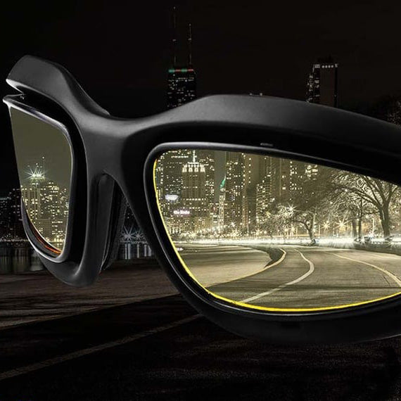 Lunettes Polarisées de Moto Sport avec Verres Interchangeables de Nuit