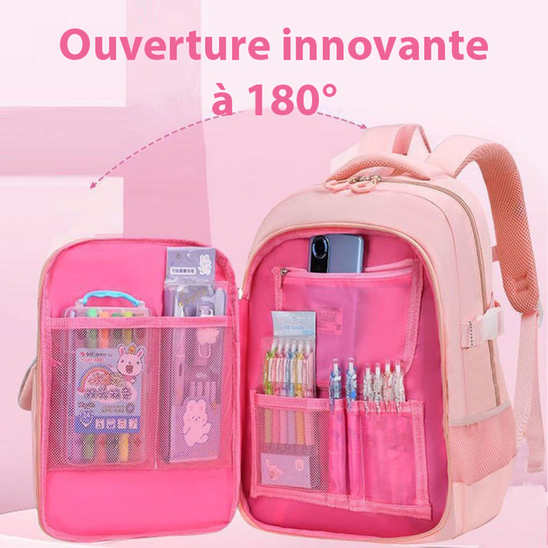 Sac à Dos Scolaire pour Filles de 6 à 12 ans - Spécial Rentrée Scolaire