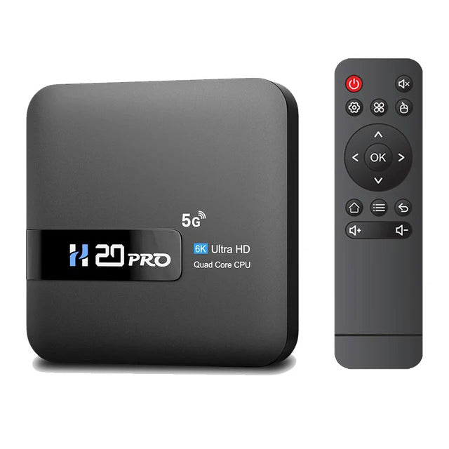 Boîtier Smart TV H20 Pro - Box Android 6K Ultra HD Wifi et 5G