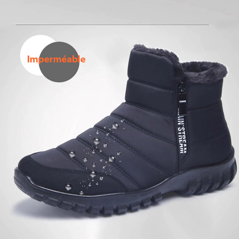 Bottes d'hiver orthopédique et imperméable pour femme