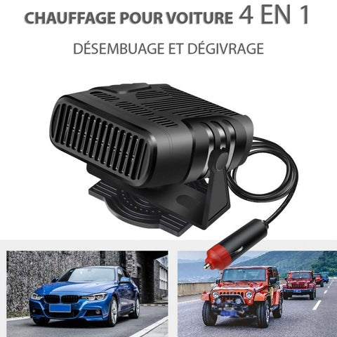 Chauffage de désembuage et dégivrage pour voiture 4 en 1