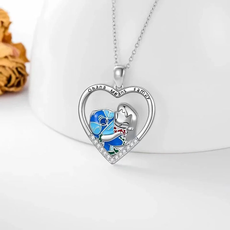 Bijoux Lilo et Stitch - Collier et boucles d'oreilles