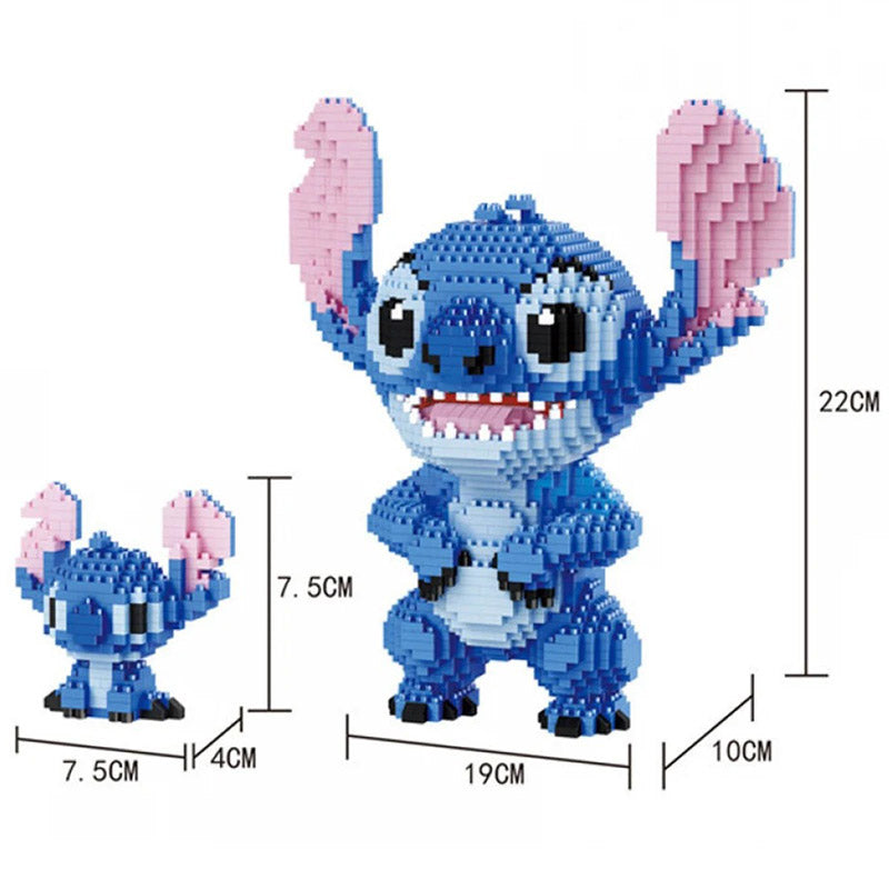 Nanoblock Stitch - Jouet de Construction Educatif - Puzzle 3D