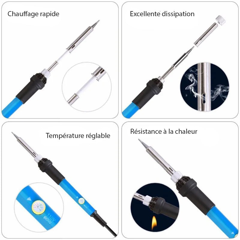 Fer à souder électrique - Kit complet