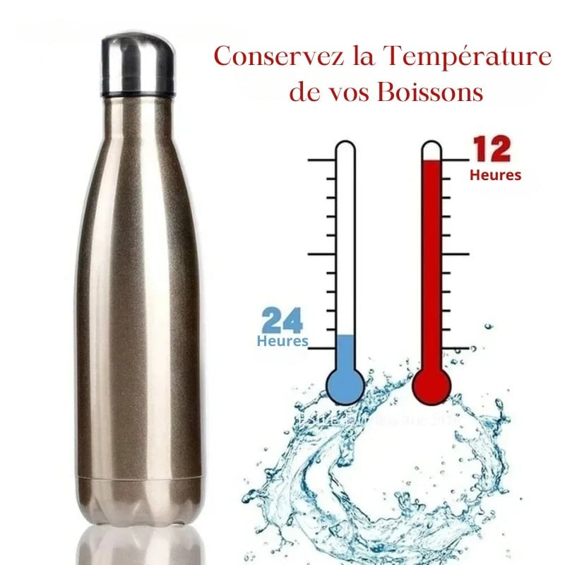 Gourde Isotherme en Inox