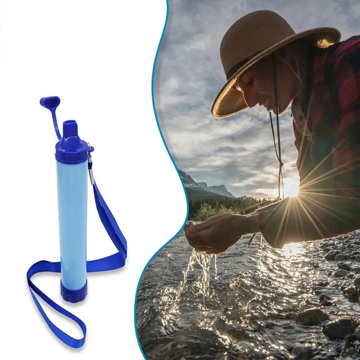 Paille Filtrante - Purificateur d'eau Portable - Kit de Survie