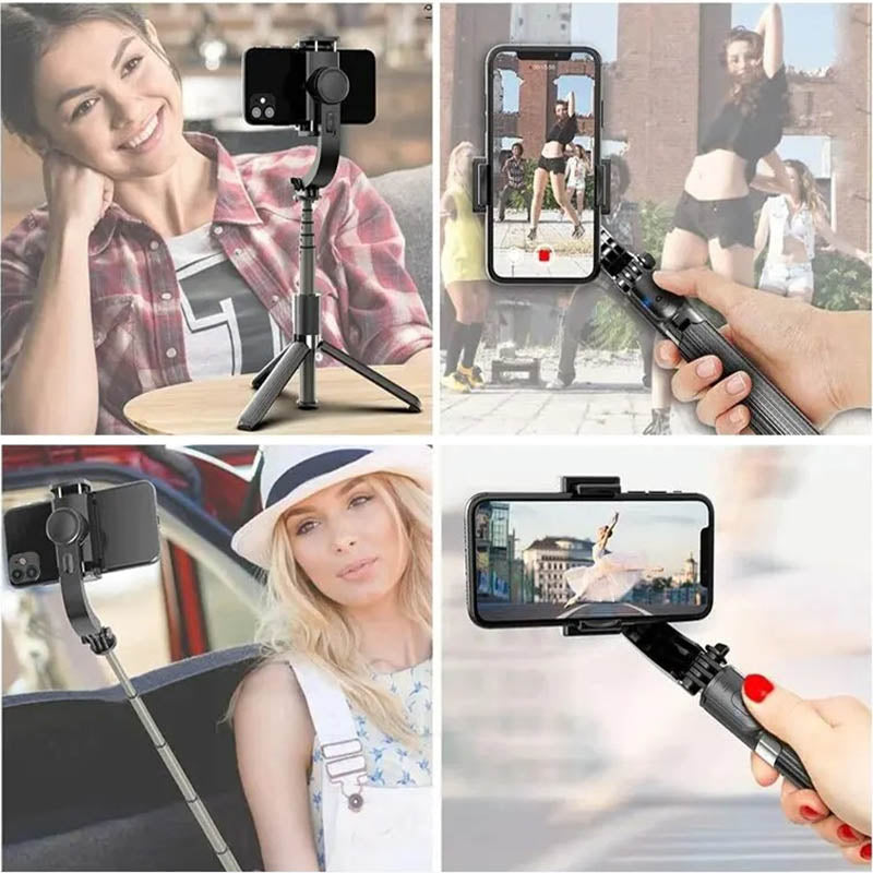 Stabilisateur Gimbal pour smartphone - Perche à Selfie Intelligente