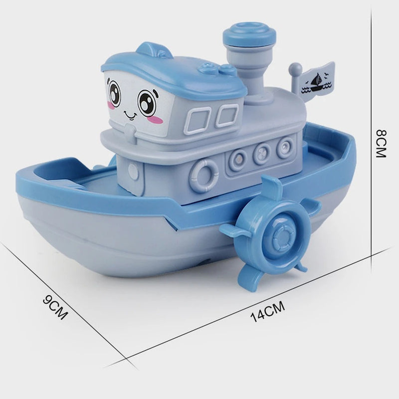 Bateau de Bain et Piscine Mécanique - Jouet d'Eau pour Enfants