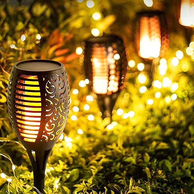 Pack de 6 Lampes Solaires d'Extérieur pour Décoration de Jardin