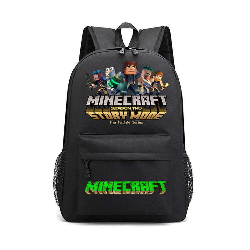 Ensemble Minecraft Sac à Dos avec Trousse et sacoche