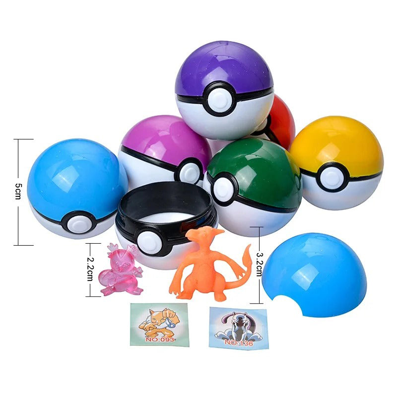 Lot de 24 de Pokéballs avec Mini Figurines