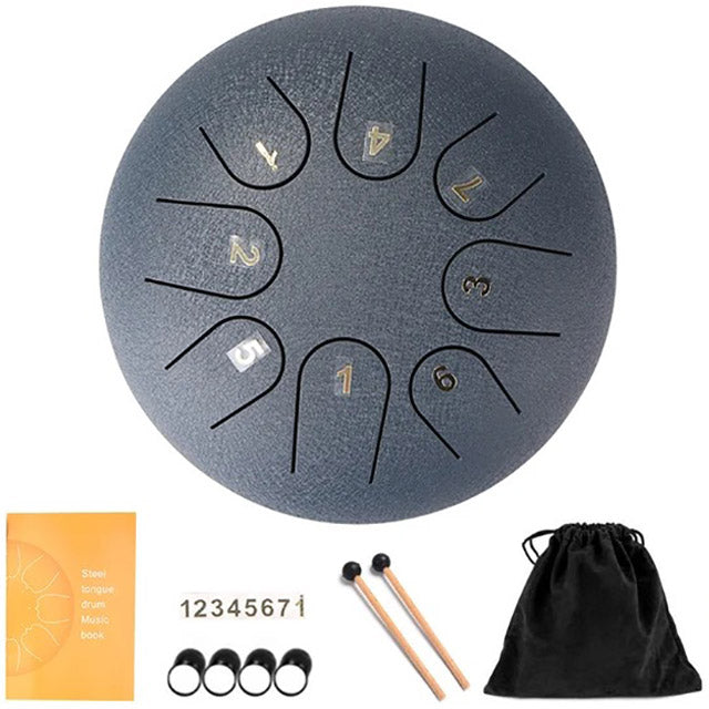 Tongue Drum - Instrument de Percussion pour Méditation Yoga Camping