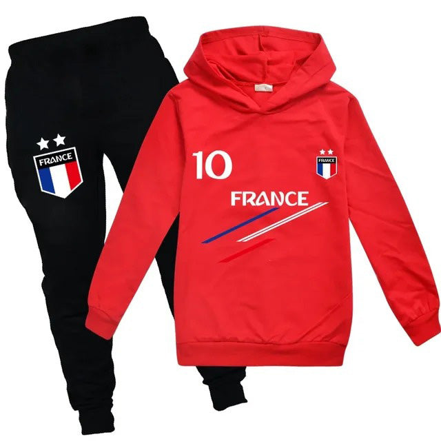 Ensemble Sweat à Capuche et Pantalon - Survêtement Sport Football France