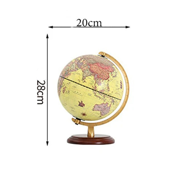 Globe Terrestre Lumineux Style Antique