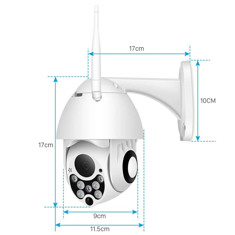 Camera WIFI 360 Extérieur HD 1080p Etanche