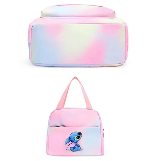 Ensemble Stitch Sac à Dos Trousse et Sac Repas