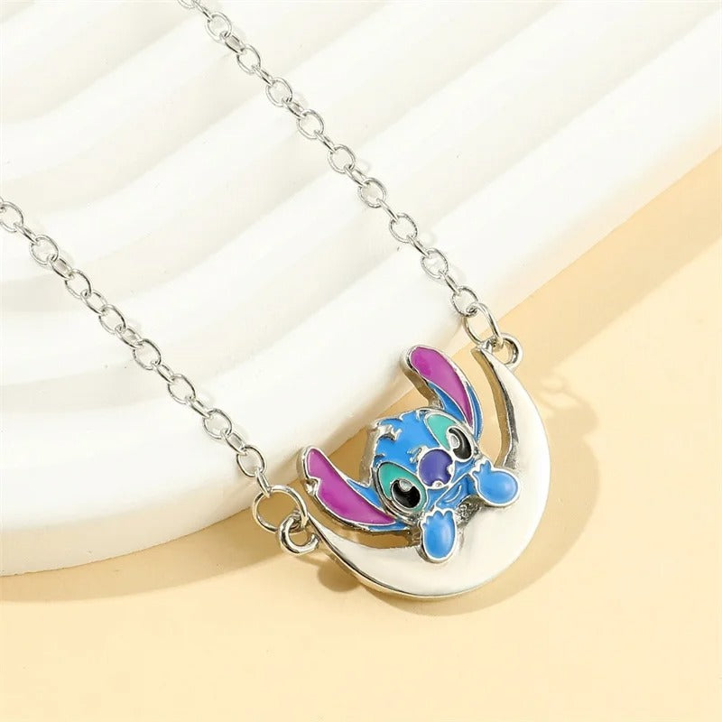 Bijoux Lilo et Stitch - Collier et boucles d'oreilles