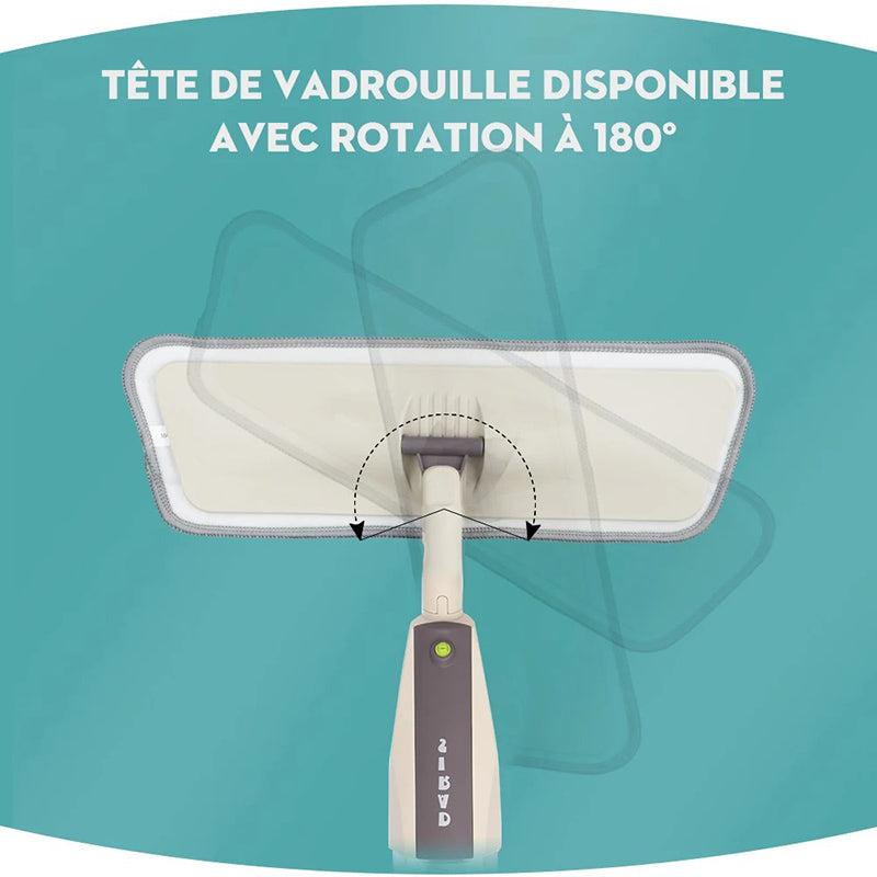 Balai Serpillère 360° Multifonctionnel avec Réservoir Intégré