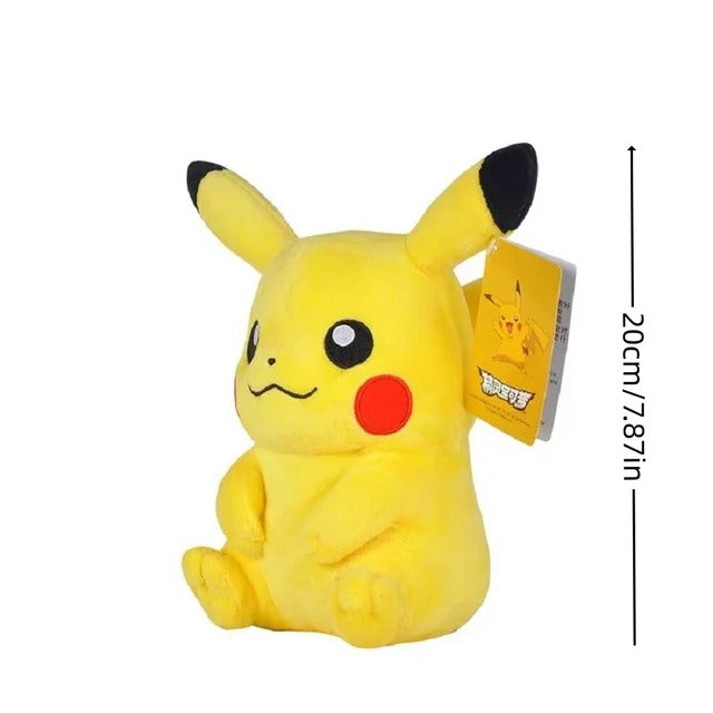 Peluche Pokémon pour Garçon et Fille 20-30cm - Pikachu Bulbizarre Salamèche Carapuce