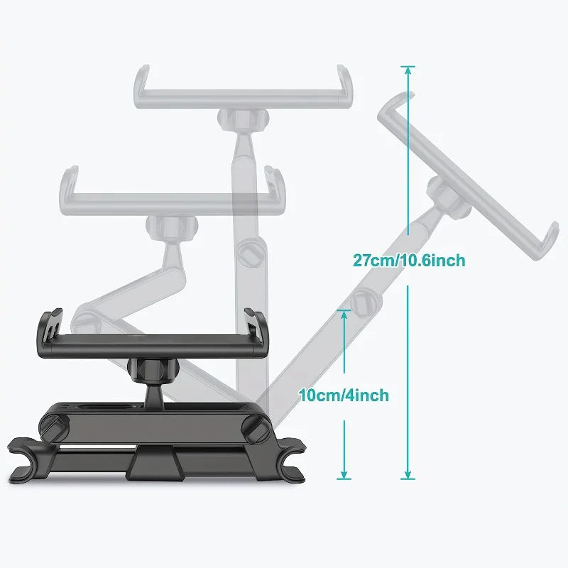 Support de Tablette et Téléphone Extensible pour Siège de Voiture