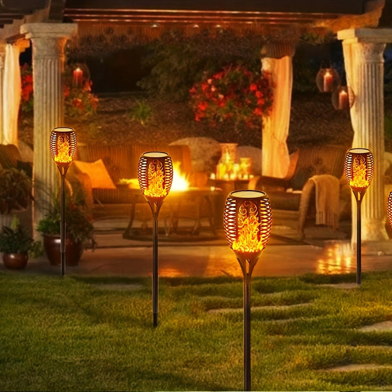 Pack de 6 Lampes Solaires d'Extérieur pour Décoration de Jardin