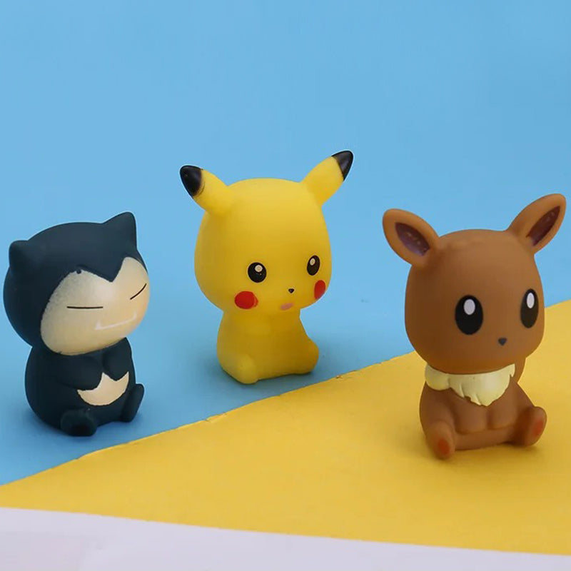 Lot de 6 Figurines Pokémon pour Enfants - Jouets de Bain Amusants