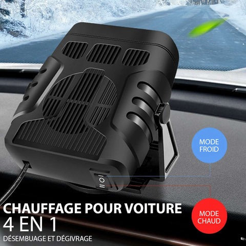 Chauffage de désembuage et dégivrage pour voiture 4 en 1