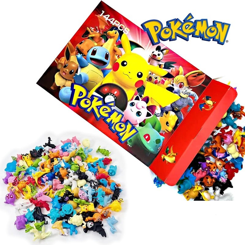 Coffret cadeau Noël Pokémon - 144 figurines