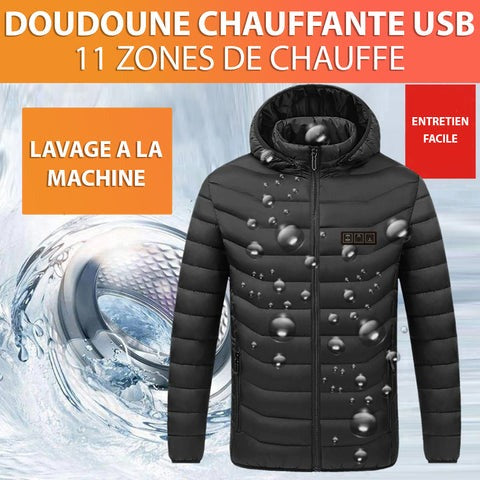 Doudoune Chauffante Mixte 11 Zones