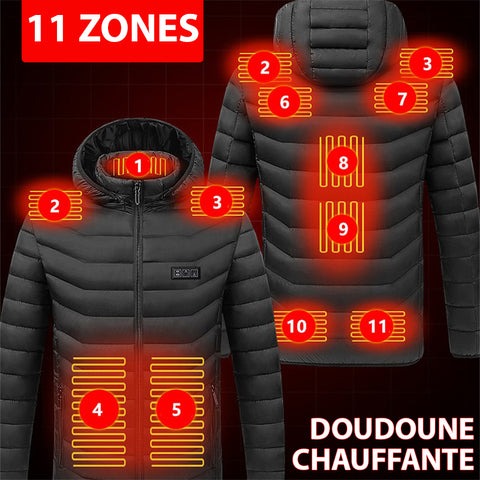 Doudoune Chauffante Mixte 11 Zones