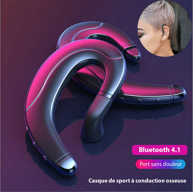 Ecouteurs Extra Auriculaire Sans Fil - Bluetooth 4.1