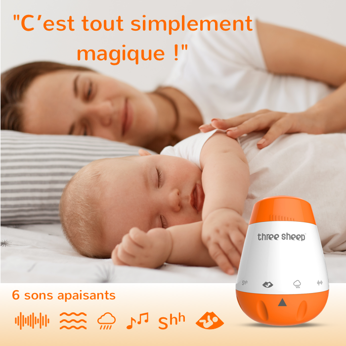 Veilleuse Sonore Intelligente pour Bébé - Machine à Bruit Blanc